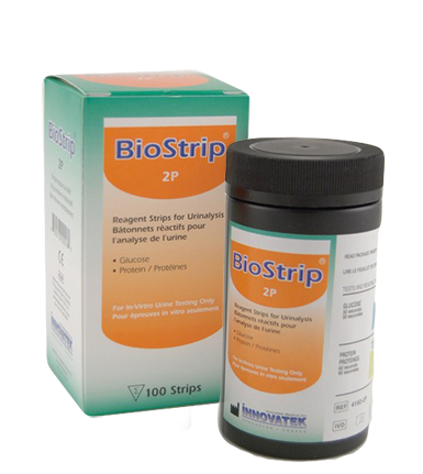 Image BIOSTRIP BANDELETTES ANALYSE URINAIRE 2P